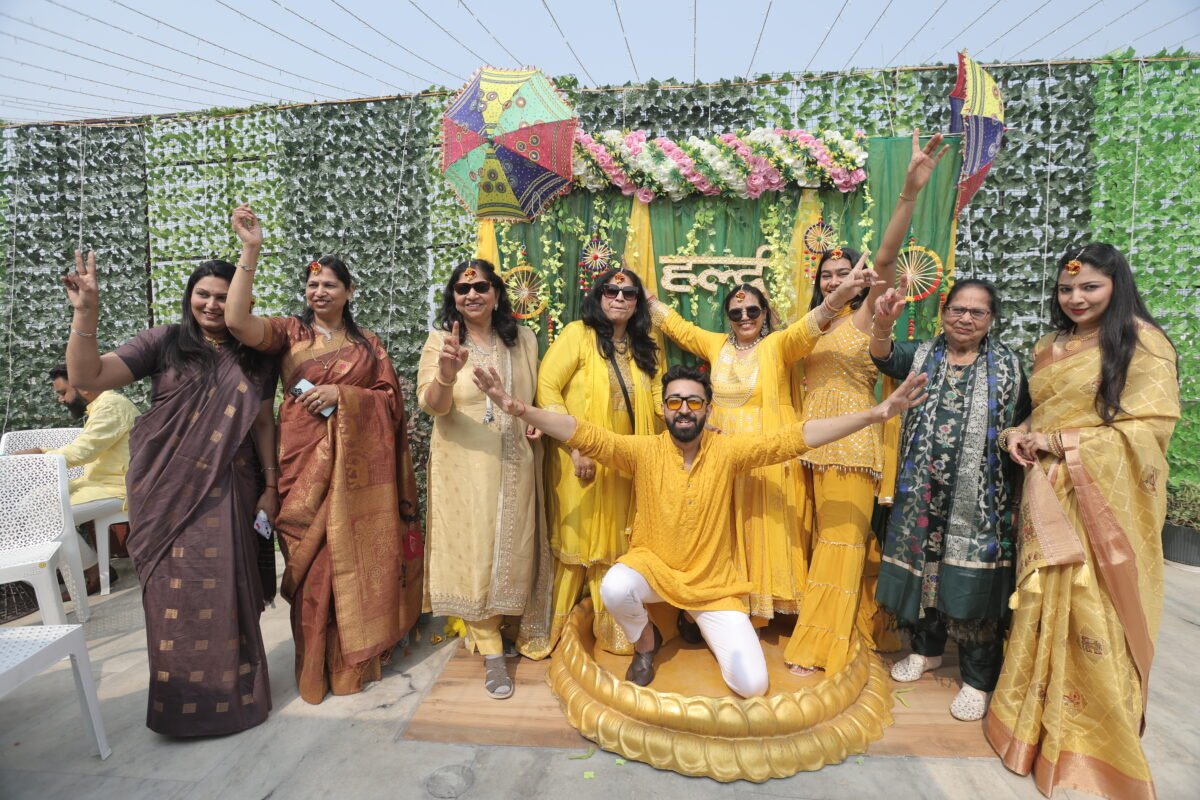 groom haldi shoot
