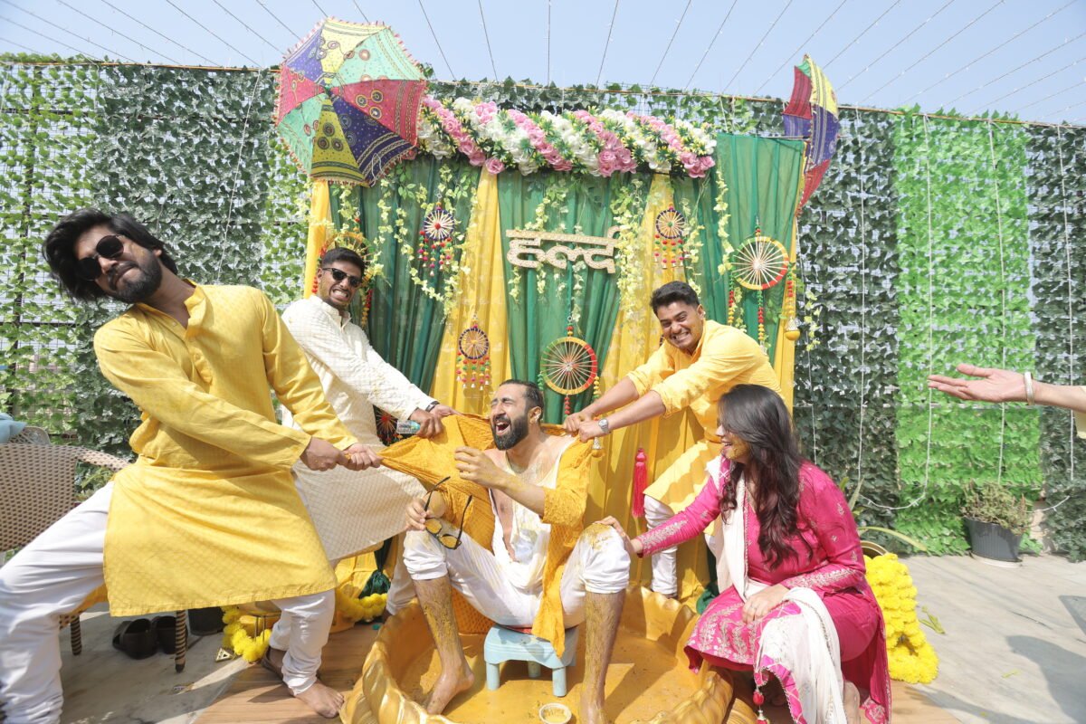 groom haldi