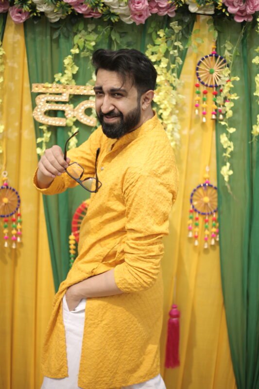 groom haldi shoot