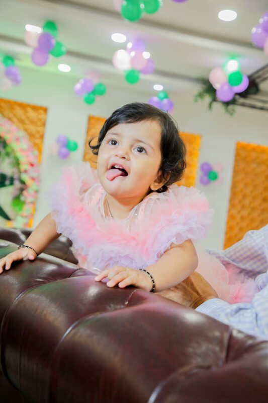 baby birthday party shoot