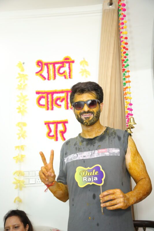 groom haldi shoot