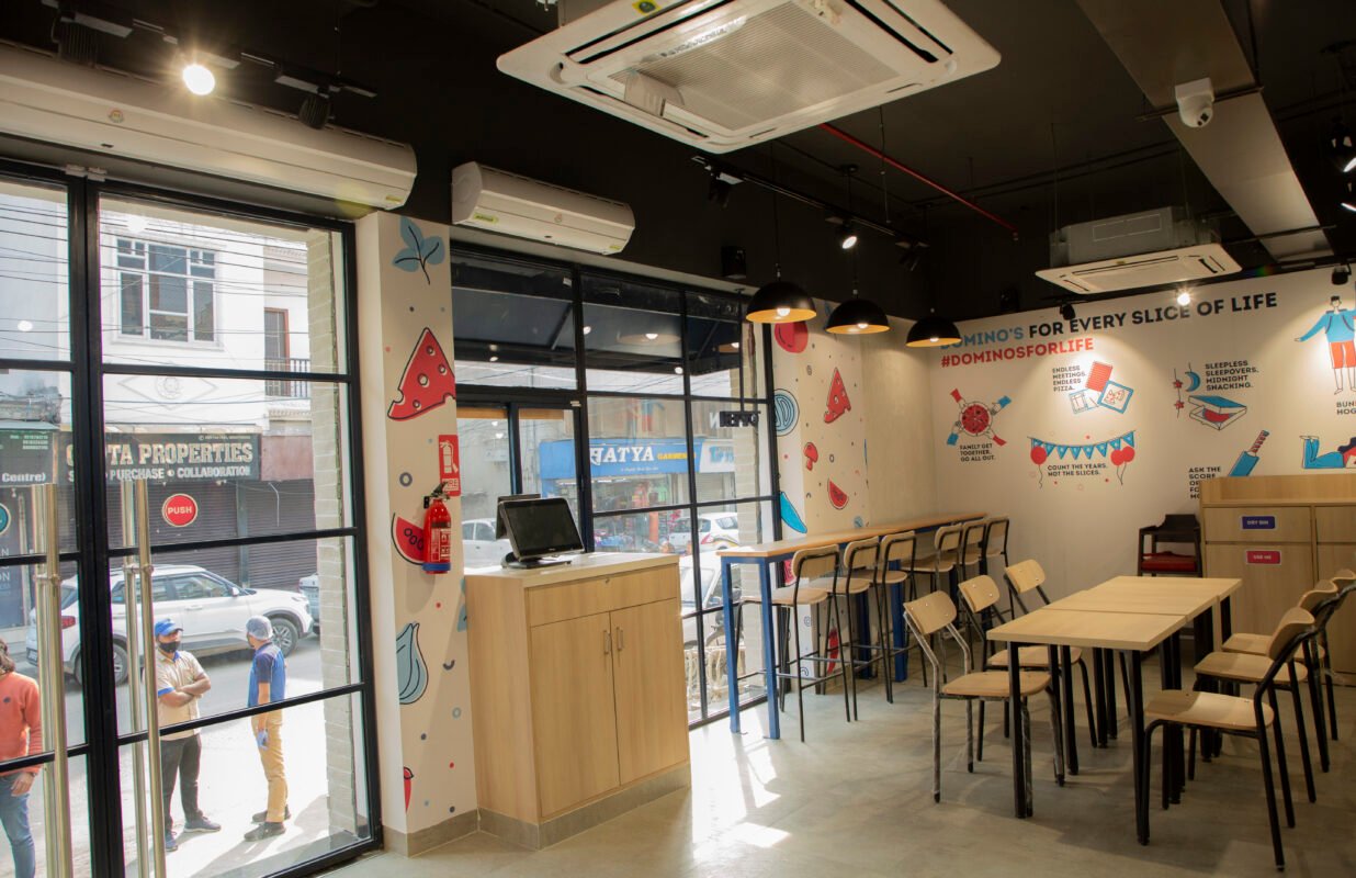 shop opening shoot domino's store Delhi NCR Gurgaon photography
