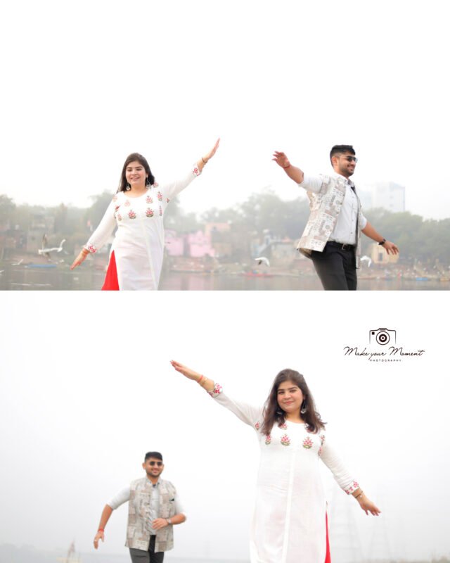 pre wedding couple shoot romantic pose