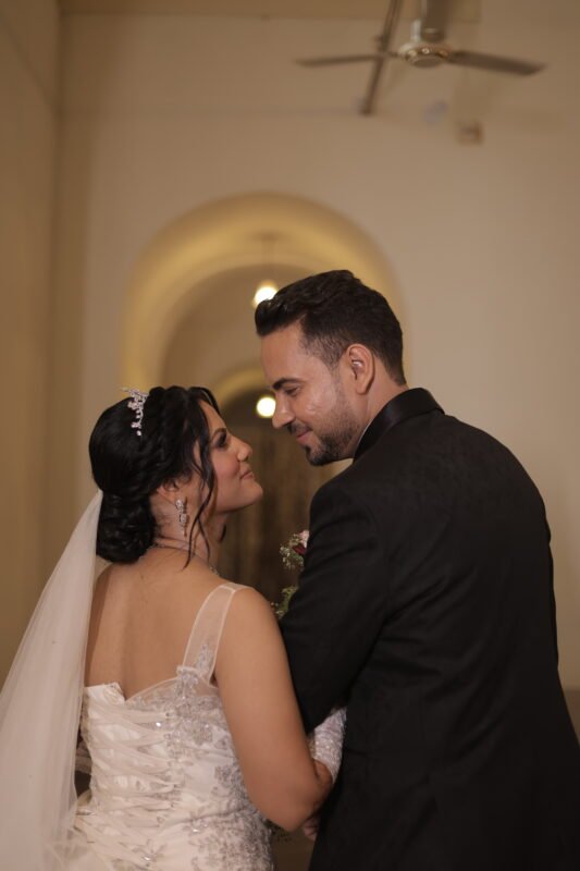 Romantic Christian Wedding Couple Photography Delhi NCR