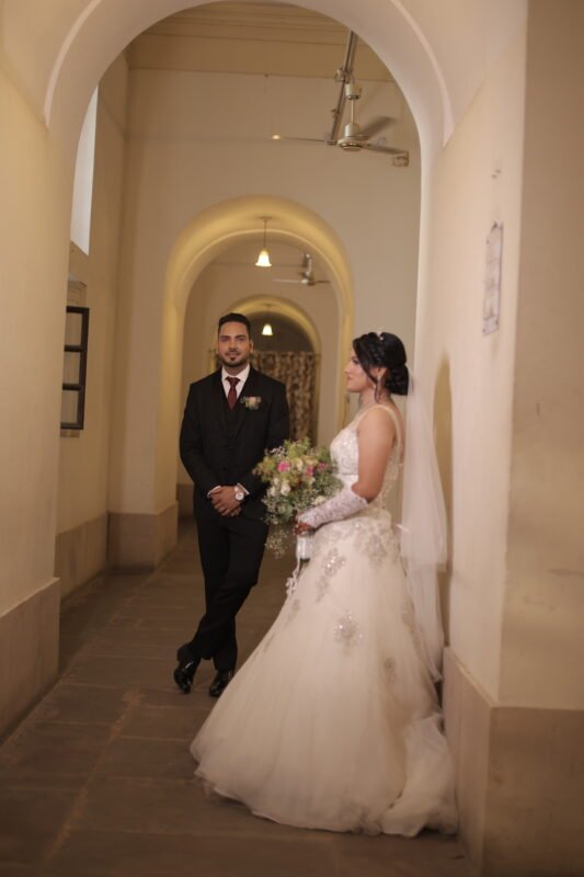 Christian Wedding Bride Groom Church Photography Delhi NCR