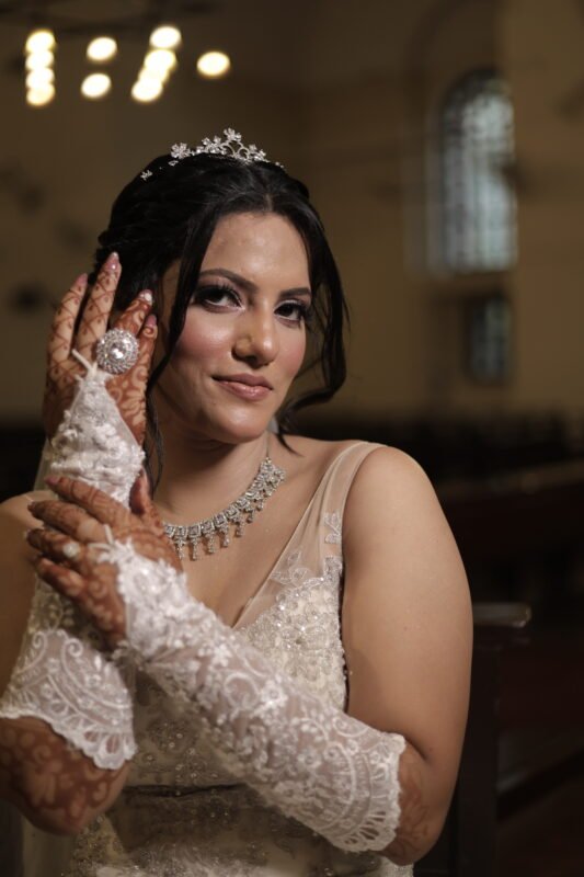 Christian Bride Bridal Portrait Shoot Delhi NCR