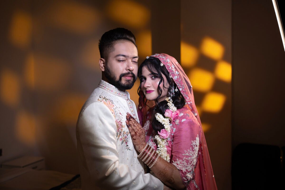 Romantic wedding couple portrait photography Delhi NCR