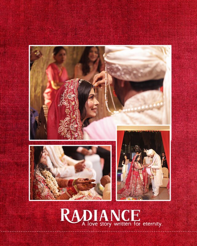 Indian wedding couple photography in traditional attire