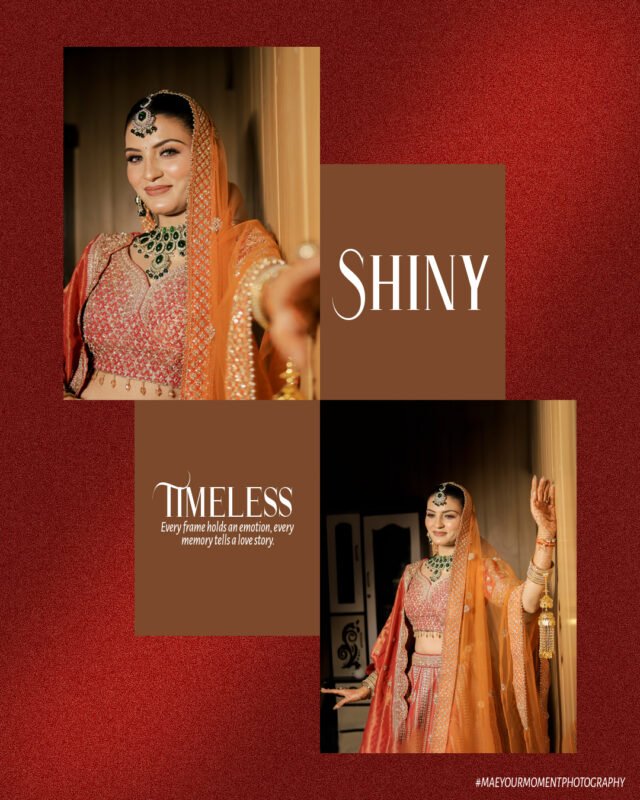 Elegant Bride Wedding Photography Delhi NCR | Candid Bridal Portrait Shoot
