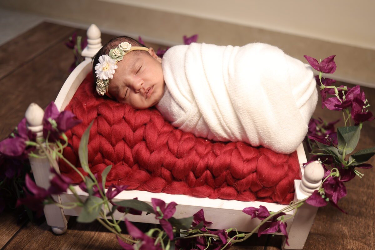 Sleeping Newborn Baby Portrait