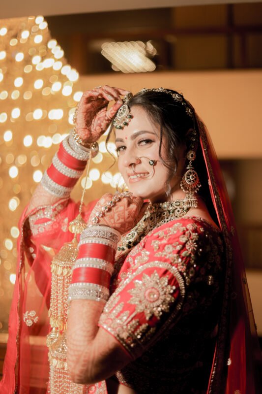 Smiling Indian Bride Portrait
