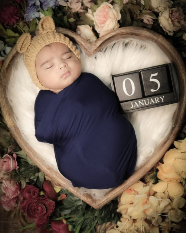 Sleeping baby portrait