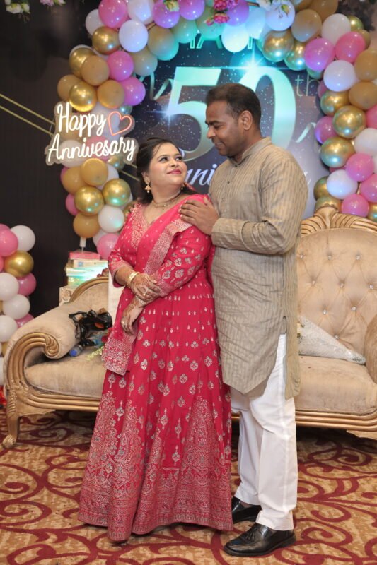 Happy couple 25th anniversary