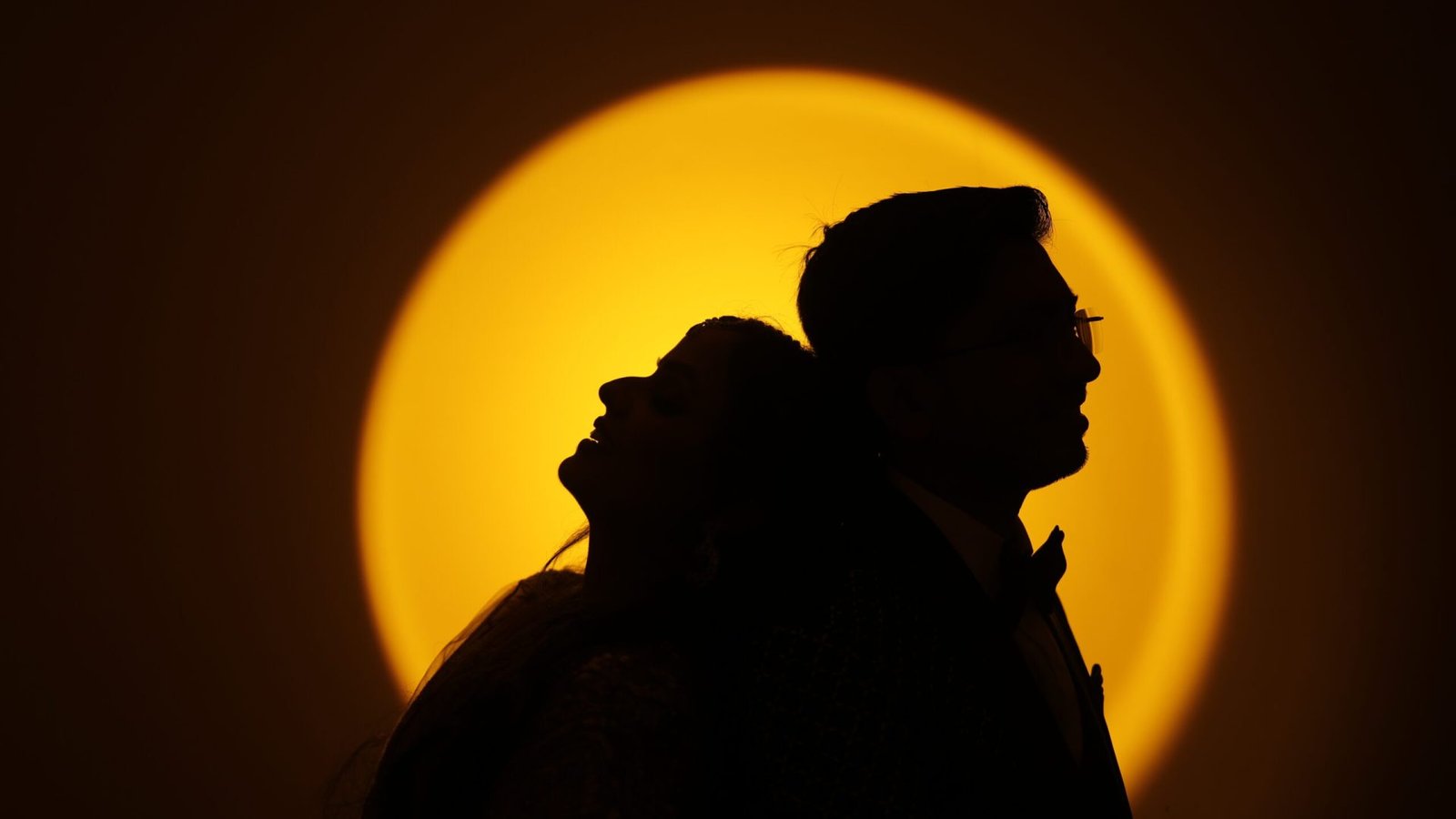 Creative Silhouette Reception Photography